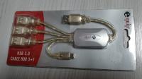 USB 2.0 Hub 3+1 Port, na kabelu, Bus Powered