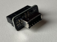 USB-A na USB-C adapter za matičnu 19-pin za front panel