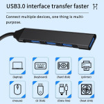 USB-C na USB 4 Port Splitter