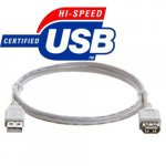 USB HIGH SPEED produžni kabel 0.8m boja:bijela, Novo! zapakirano.