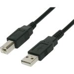 USB kabel A - B, USB printer kabel, 180cm, NOVI