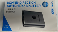 VEN-AFUH0 - Vention HDMI Switch 2-Port Bi-Direction Silver