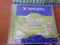 Verbatim CD-RW diskovi, 700mb, 12x
