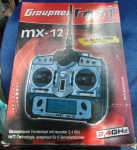 Vrhunski daljinski upravljač Graupner MX-12+GR-12 HoTT 2,4GHz 33112GB