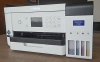 EPSON SC-F100 sublimacijski printer, A4 format, rabljeni, bijeli