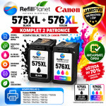 Canon PG-575XL + CL-576XL komplet – zamjenske XL tinte | RefillPlanet
