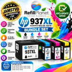 HP 937XL – kompatibilne tinte BUNDLE SET + Anti-Update čipovi