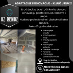 ADAPTACIJA I RENOVACIJA STANOVA/KUĆA/UREDA (m/ž)