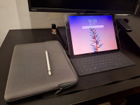 iPad Pro (12.9-inch, 2nd generation) + Apple Pencil + Keyboard + Torba