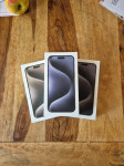 iPhone 15 Pro Max 256gb Natural, blue I black Titanium garancija novo