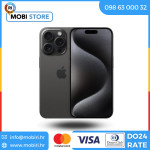 Apple iPhone 15 Pro 128GB Black Titanium ☆Trgovina☆Garancija☆Račun☆R1☆