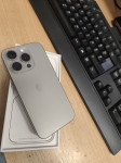 Apple iPhone 15 pro 128gb natural Titanium 10/10