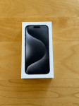 iPhone 15 PRO 128GB Black Titanium, NOVO, HR Račun, Gratis Punjač!!!