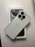iPhone 15 pro 256 gb white titanium
