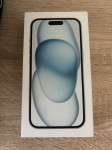 iPhone 15 blue 128gb baterija 100%garancija