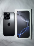 PRODAJA! Iphone 16 Pro, black titanium, 128GB