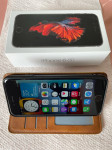 iPhone 6s 64GB, odlično stanje, zdravlje baterije 100%, kožna torbica
