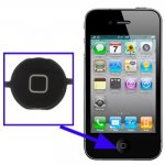 iphone 4s home tipka  (crna boja)  iphone 4s home button