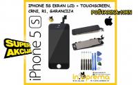 IPHONE 5S LCD EKRAN LCD DISPLAY 5 S IPHONE 5S TOUCH SCREEN CRNI