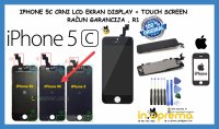 IPHONE 5C LCD EKRAN DISPLAY TOUCH SCREEN NOVO (CRNA BOJA)