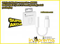 ADAPTER APPLE LIGHTNING (M) NA 3,5MM AUDIO KONEKTOR IPHONE ADAPTER