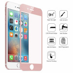 IPHONE 8 KALJENO STAKLO, 3D FULL FACE ROZA ZLATNO