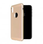 iPhone X faceplate THROUGH zaštitna maskica GOLD ultra tanka