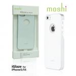 Moshi iGlaze maska za iPhone 5/5S + AOP folija GRATIS! roza