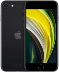 iPhone SE (2nd generation), black, 64GB
