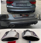 OVALNI NASTAVCI AUSPUHA CHROME fi 150 mm RS AUDI itd. rs6 rs4 rs3 rs5