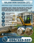 MINI BAGER 3T ZA SVE VRSTE ISKOPA - NAJAM