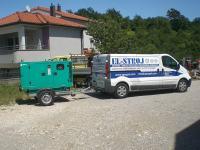 Najam agregata za struju snage 27, 35,50, 100, 200 i 250 kVA