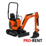 Najam mini bagera 1 t PRO - RENT Zagreb 095 999 99 22