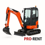 Najam mini bagera 1.8 t PRO - RENT Zagreb 095 999 99 22