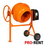 Najam mješalice za beton 180 L, PRO - RENT 095 999 99 22