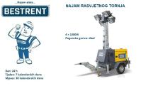 Najam (iznajmljivanje) rasvjetnog tornja 4×1000W