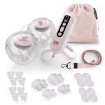 Kinderkraft Dvostruka električna izdajalica GENTLEFLOW, pink