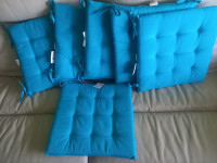 Jastuci za sjedenje - set od 6 kom - tirkizno plave boje