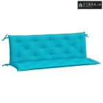 Jastuci za vrtnu klupu 2 kom tirkizni 150x50x7 cm od tkanine - Tirkizn
