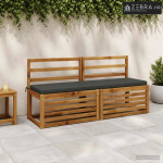 Jastučić za klupu SOEST 100% poliester Antracit 160 x 40 x 5 cm - Antr