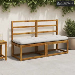 Jastučić za klupu VIANEN 100% poliester Bijela 150 x 40 x 12 cm - Bije