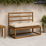 Jastučić za klupu VIANEN 100% poliester Krem 100 x 50 x 12 cm - Krem 1
