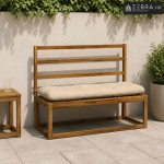Jastučić za klupu VIANEN 100% poliester Krem 110 x 40 x 12 cm - Krem 1