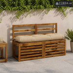 Jastučić za klupu VIANEN 100% poliester Krem 130 x 30 x 12 cm - Krem 1