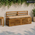 Jastučić za klupu VIANEN 100% poliester Pijesak - Pijesak 140 x 30 x 1