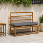 Jastučić za klupu VIANEN 100% poliester Plava 130 x 40 x 12 cm - Plava