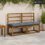 Jastučić za klupu VIANEN 100% poliester Plava 150 x 40 x 12 cm - Plava