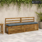 Jastučić za klupu VIANEN 100% poliester Plava 200 x 30 x 12 cm - Plava