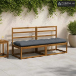 Jastučić za klupu VIANEN 100% poliester Plava 200 x 50 x 12 cm - Plava