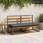 Jastučić za klupu VIANEN 100% poliester Siva 180 x 60 x 12 cm - Siva 1